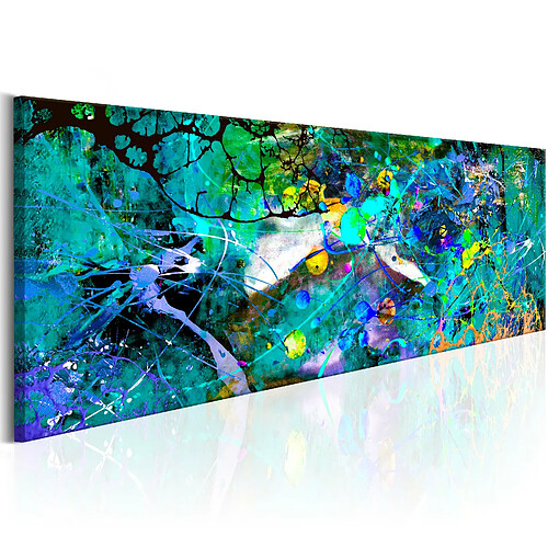 Artgeist Tableau - Sapphire Jungle [135x45]