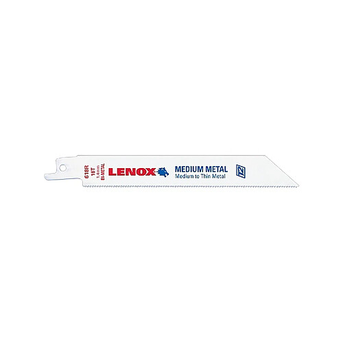 IRWIN Carte de 5 lames scie sabre Bimétal 618R 150 x 20 x 09 mm pour métal et inox médium 15 à 5 mm coupe flexible