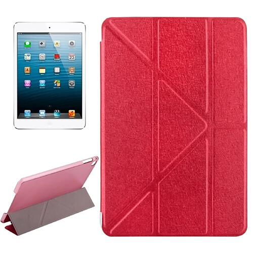 Wewoo Housse Étui Coque Etui en cuir de couleur unie avec support pour iPad Mini 2019 rouge