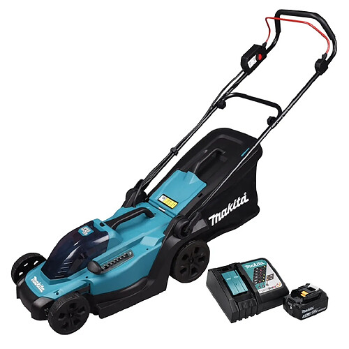 Makita DLM 330 RT tondeuse à gazon sans fil 18 V 33 cm 30 l + 1x batterie 5,0 Ah + chargeur