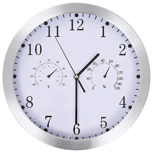 Decoshop26 Horloge murs | Blanc