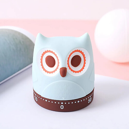 Vendos85 Minuterie de Hibou Mignonne 60 Minutes pour Cuisine