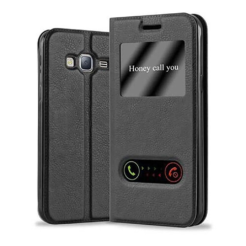 Cadorabo Coque Samsung Galaxy J3 2016 Etui en Noir