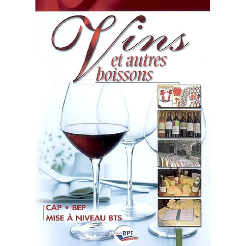 Vins et autres boissons : CAP, BEP, mise à niveau BTS · Occasion