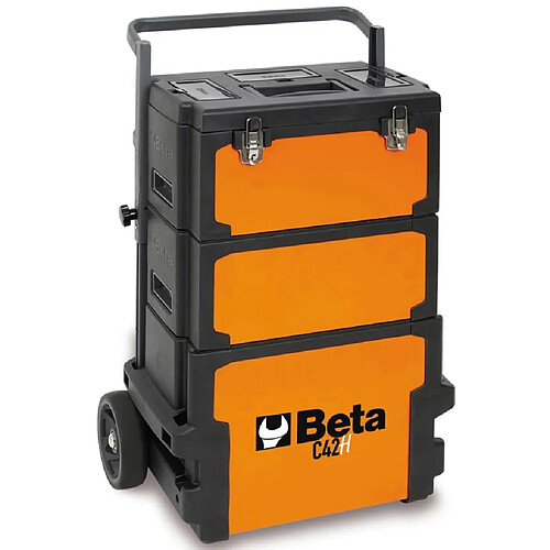 Beta Tools Boîte à outils roulante C42H Orange 042000002