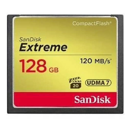 Carte mémoire flash - SANDISK - Extreme Cf120Mb/S 85Mb/S 128Gb