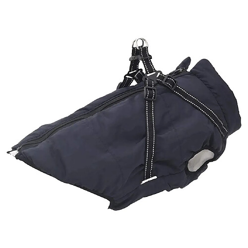 vidaXL Manteau pour chiens avec harnais imperméable réfléchissant 4XL