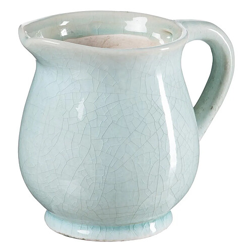 BigBuy Home Vase Turquoise Céramique 17,5 x 13 x 15 cm