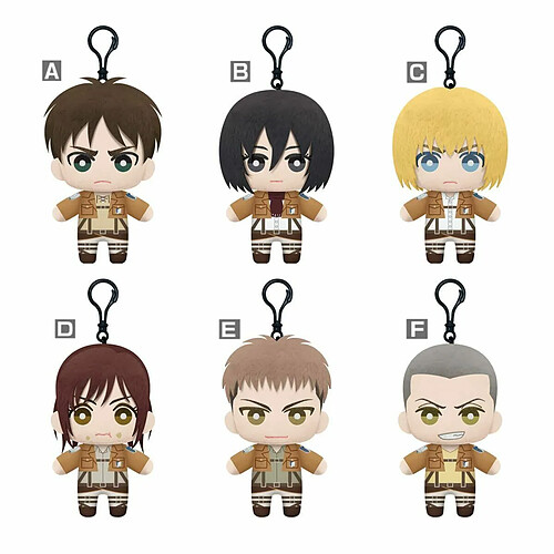 Jouet Peluche Bandai Attack On Titan - S1 15 cm