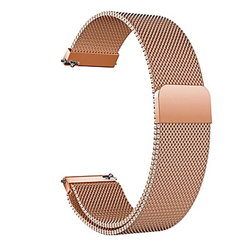 NIS Bracelet Phonecare à fermoir magnétique à boucle milanaise compatible avec Huawei Watch 4 Pro Space Edition - Rose