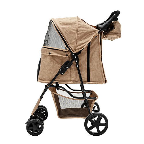 Monstershop Poussette pour Animal de Compagnie et Sac Caddy – Beige