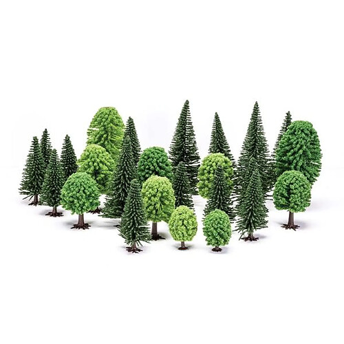 Skale Scenics Hobby' Mixed (Deciduous and Fir) Trees - Humbrol