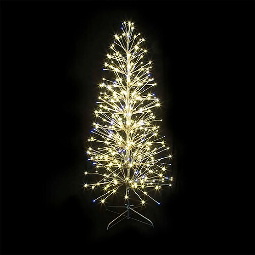 sapin spray - cuivre - 1.80 mètres - 490led - blanc chaud - pétillant - festilight 40477-cmatp9