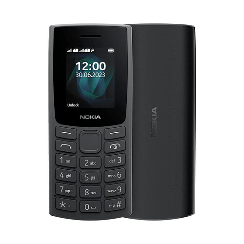 Nokia 105 2G (2023) Noir (Charcoal) Double SIM