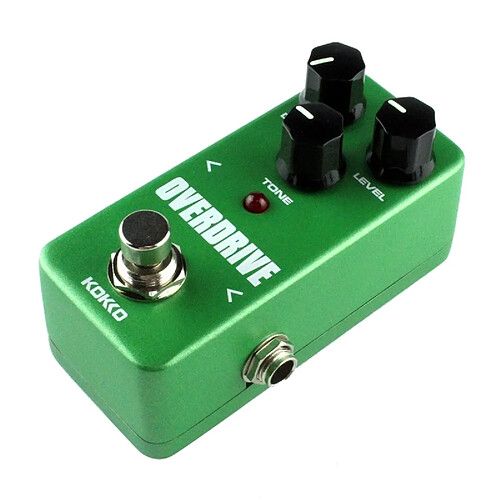 Wewoo FOD3 Mini Guitare Électrique Tube vert Surcharge Monobloc Pédale d'Effets