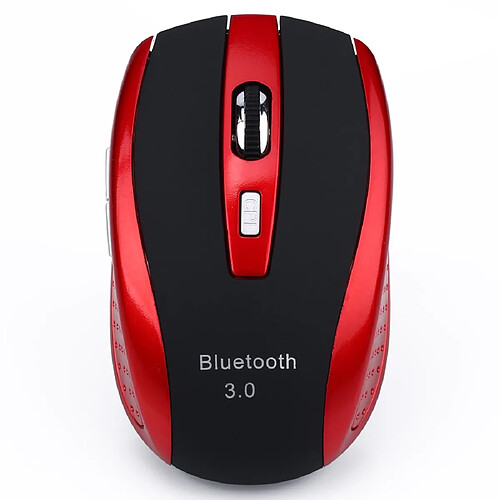 Wewoo Souris sans fil HXSJ A902 2400DPI optique réglable Bluetooth 3.0 à quatre vitesses rouge