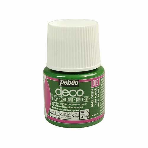 Pebeo Peinture acrylique opaque brillante - Vert foncé - 45 ml