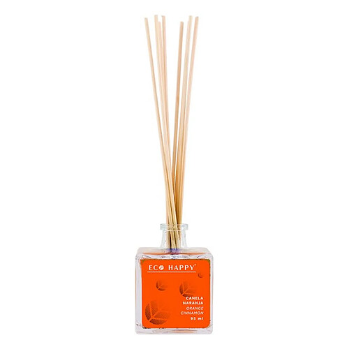 Bâtonnets Parfumés Mikado Canela Naranja Eco Happy (95 ml)