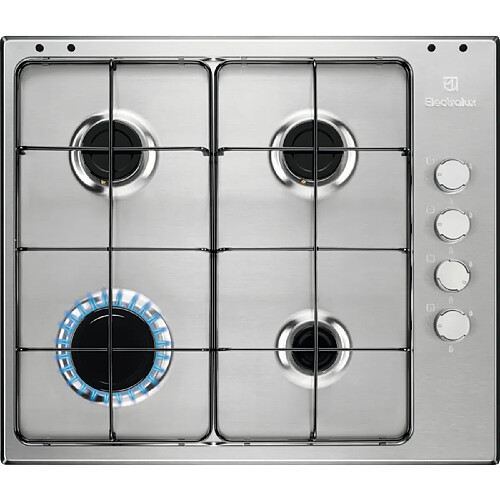 Electrolux EGS6404SX Acier inoxydable Intégré (placement) 60 cm Gaz 4 zone(s)