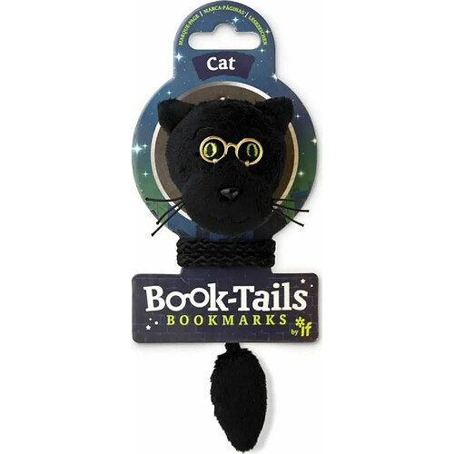 IF BookTails Marque-page Chat Noir