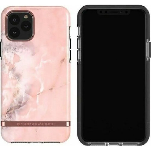 RICHMOND & FINCH Coque de Téléphone Conçu pour iPhone 11 Pro Max Coque, Marbre Rose Coque, étuis Testés Contre Les Chutes, Bords Surélevés Antichoc, Housse De Protection