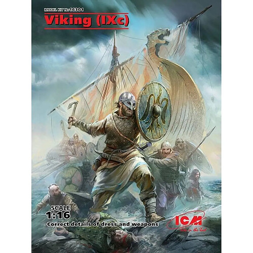 Icm Figurine Mignature Viking Ix Century