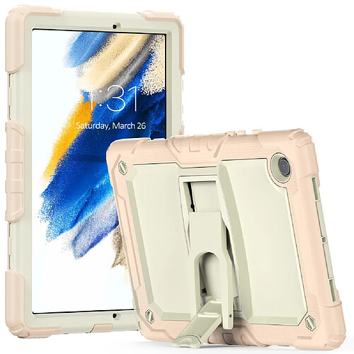 Coque en silicone avec béquille or rose pour votre Samsung Galaxy Tab A8 10.5 (2021) X200/X205