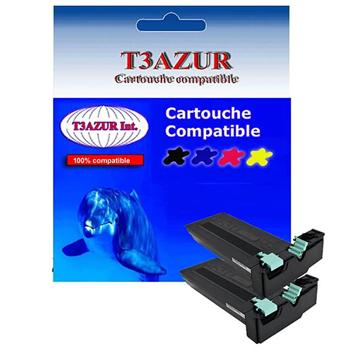 2 Toners Laser compatibles pour Samsung SCX6545N, SCX6555N (SCX-D6555A) - 25 000 pages - T3AZUR