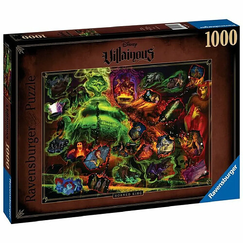 Ludendo Puzzle 1000 pièces Ravensburger Disney Villainous - Seigneur des ténèbres