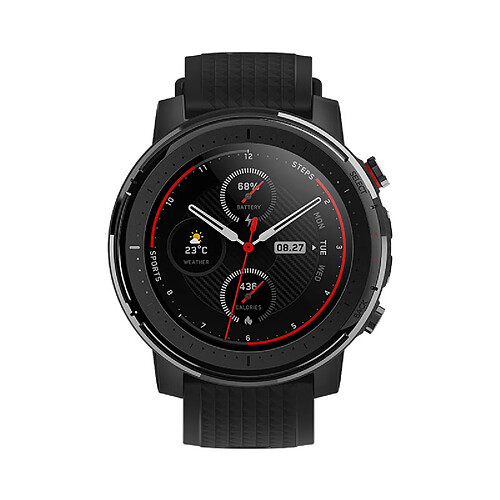 Universal Smartwatch GPS Bluetooth Musique Dual Mode 14 jours Smartwatch Smart Watch (Noir)