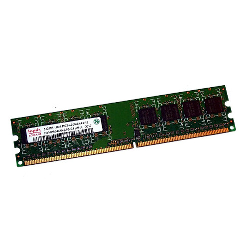 512Mo Ram HYNIX HYMP564U64CP8-C4 AB-A 240 PIN DDR PC2-4200U 533Mhz CL4 · Occasion