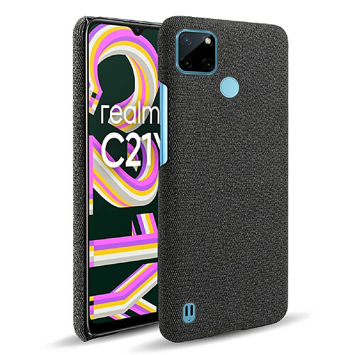 Coque en TPU anti-empreintes digitales, noir pour votre Realme C21Y/Realme C25Y