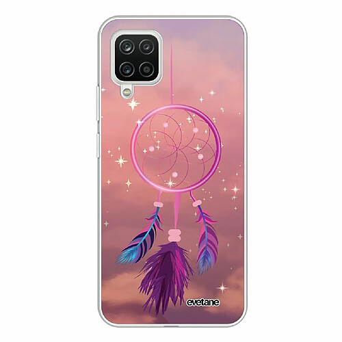 Evetane Coque Samsung Galaxy A12 360 intégrale avant arrière transparente