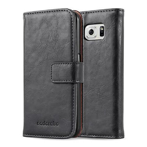 Cadorabo Coque Samsung Galaxy S6 Etui en Noir