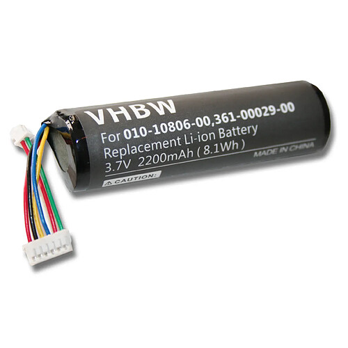 Vhbw Batterie Li-Ion 2200mAh pour GPS GARMIN ASTRO SYSTEM DC20, DC30, DC40, 220, 320 DOG TRACKING SYSTEM