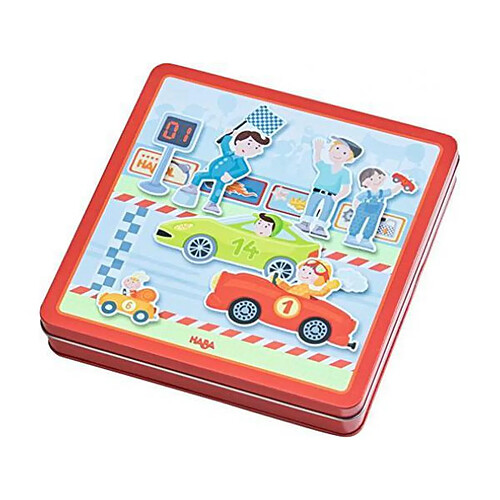 HABA Ensemble de jeu magnétique Zippy Cars 301948