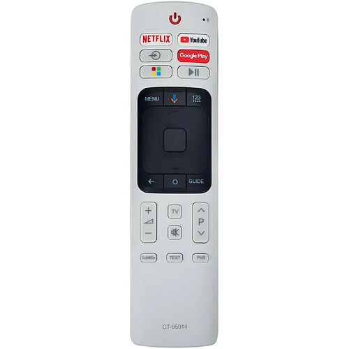 SANAG Nouveau Ct-95014 Telecommande De Remplacement Erf3J69Tg Telecommande Pour Toshiba Ct-95014 4K Uhd Led Hdtv Android Tv Remote Controller