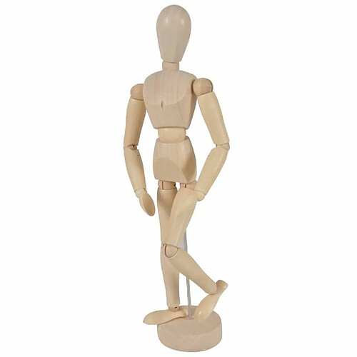 Paris Prix Mannequin en Bois Vernis 31cm Naturel