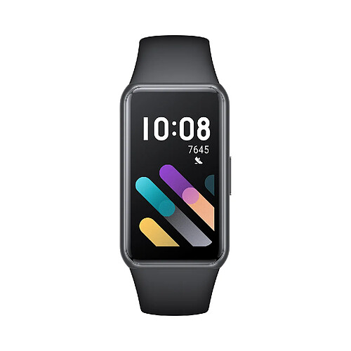 HONOR Band 7 Écran AMOLED de 1,47 pouce, BT5.0, 11 modes sport, oxygène sanguin/fréquence cardiaque/sommeil/moniteur de santé féminine, étanche à 5ATM,Noir