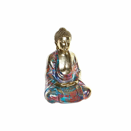 Figurine Décorative DKD Home Decor Doré Buda Résine (22 x 17.5 x 32 cm)