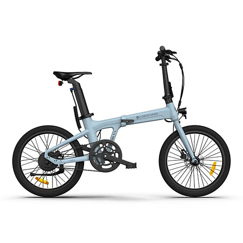 Vélo électrique pliant ADO Air 20 - Moteur 250W Batterie 36V9.6Ah Assisté Autonomie 100KM Freins à Disque Hydrauliques - Bleu