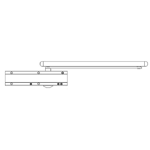 Ferme-porte à came - - Bras à glissière F2 à 5 Blanc SEVAX - ESV7193B