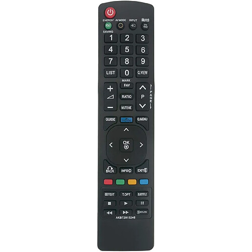 SANAG Akb72915246 Telecommande De Remplacement Compatible Avec Lg Tv 26Lv255C 26Lv2500 26Lk330 32Lk331C 32Lk334C 32Lk430B 32Lk430 42Lk450 50Pt250B 42Pw350B 42Lv3400 47Lk950 47Lw4500 42Lk451C