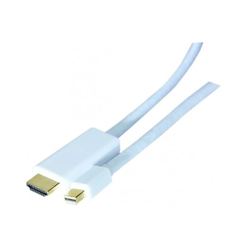 Abi Diffusion Cordon Mini DisplayPort 1.2 m vers HDMI 2.0 m - 2 m