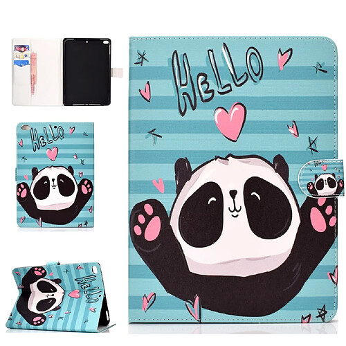 Etui en PU modèle Panda pour votre Apple iPad 10.2 (2019)/Air 10.5 pouces (2019)/Pro 10.5 pouces (2017)