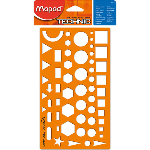 Maped Gabarit NORMOGRAPHE TECHNIC, orange ()