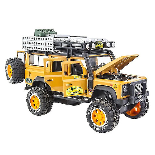 Universal 1:28 Diecast Pull Back Car Toys Alloy Jeep Adventure Car Modèle