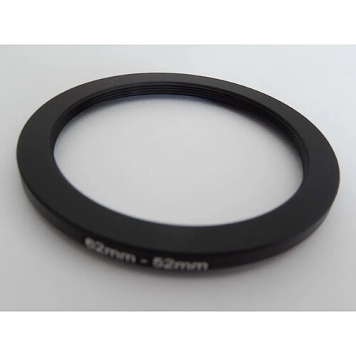 Adaptateur filtre Setp down vhbw 62mm-52mm noir pour appareil photo Agfa, Agfaphoto, Canon, Casio, Fujifilm, Kodak, Minolta, Nikon, Olympus