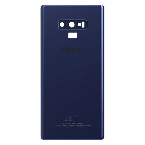 Samsung Vitre arrière pour Samsung Galaxy Note 9 Original Service Pack Bleu