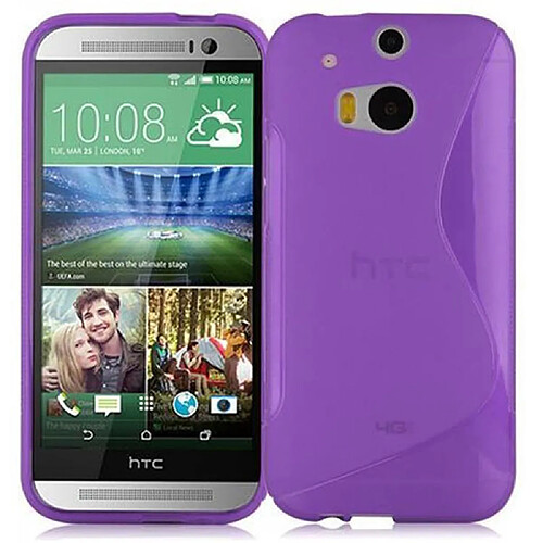 Cadorabo Coque HTC ONE M8 Etui en Mauve